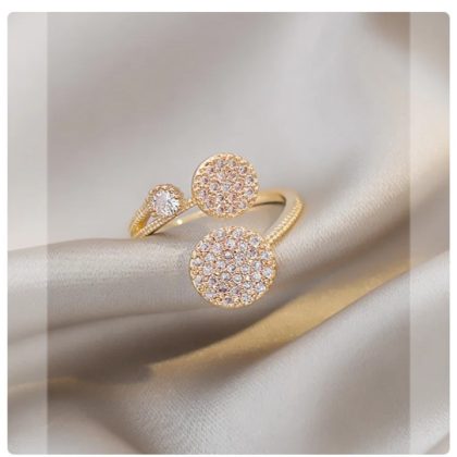 Adjustable Fashionable Round Ring for women